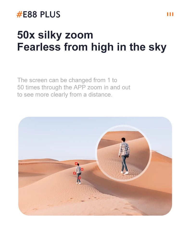 E88 plus Brushless Optical Flow Drone - Best Gift for Kids - RC Helicopter with Camera 3-6 Axis Gyro WiFi Live Video Drone