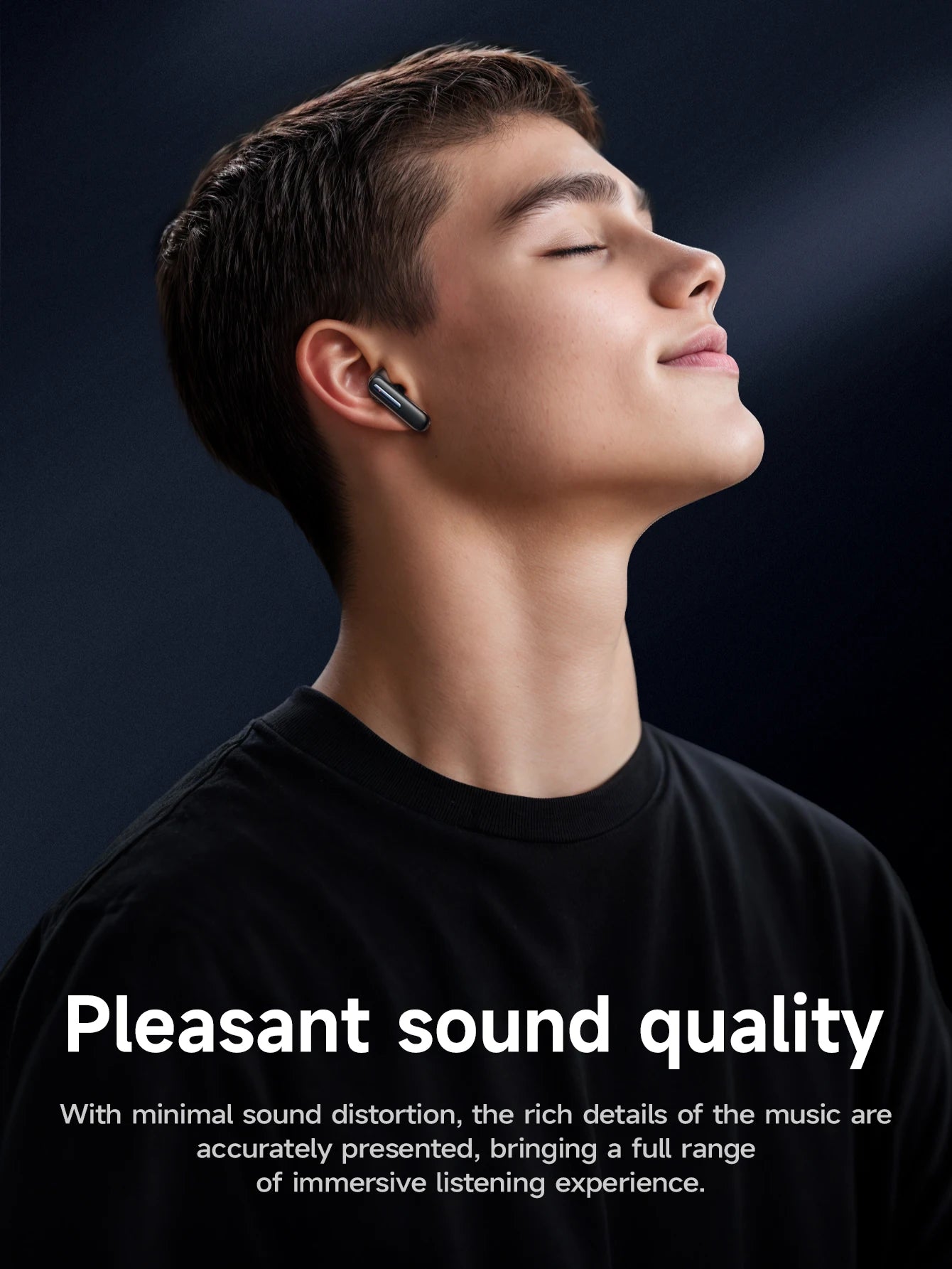 HOCO EQ14 Touch Screen ANC Earphone Bluetooth 5.3 Active Noise Cancellation Wireless Headphone Fast Charge Earbuds Low Latency