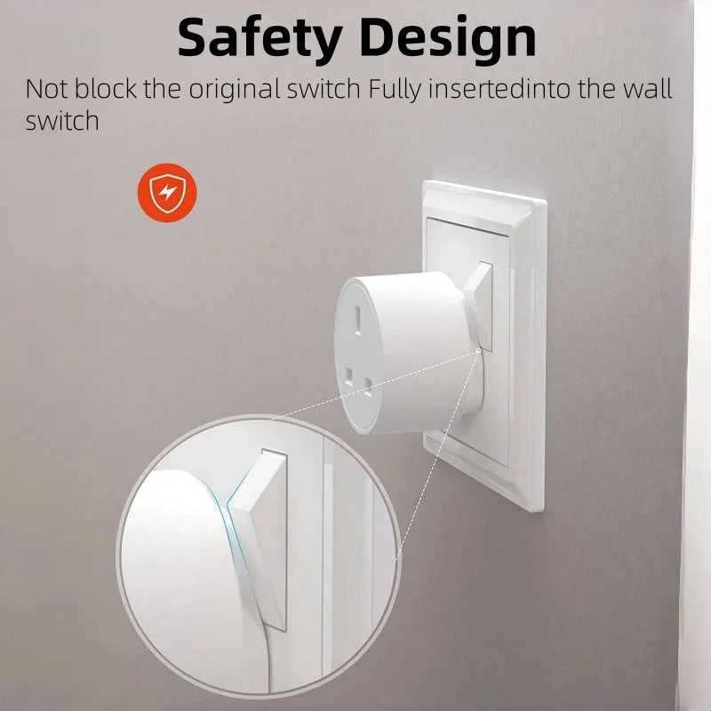 Tuya Smart Plug WiFi &BT Socket UK 16A with Power Monitor Voice Control Timing Smart Life Control Works with Alexa Google Home